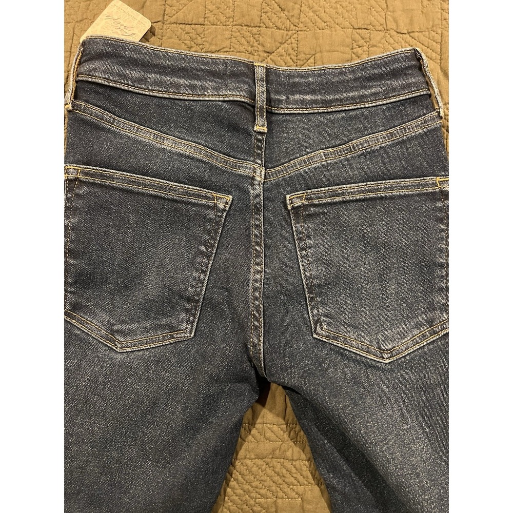 We‎ The Free People Women's Blue Jeans Size 25 Frayed Ankles NWT Msrp $ 78.00 - Picture 7 of 11